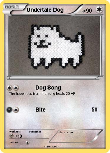 Pokemon Undertale Dog