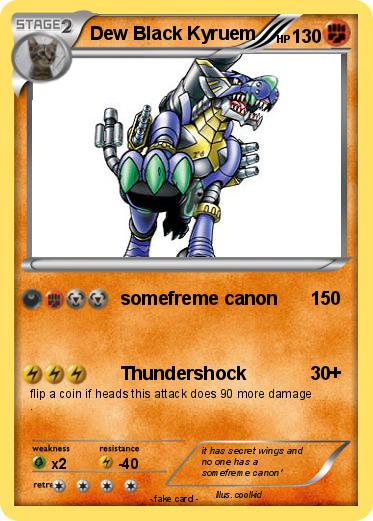 Pokemon Dew Black Kyruem