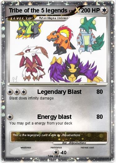 Pokemon Tribe of the 5 legends