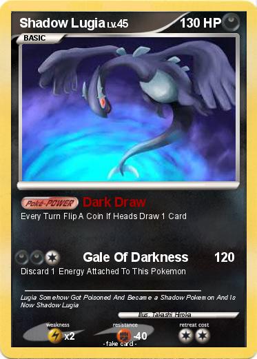Pokemon Shadow Lugia