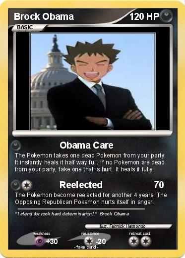 Pokemon Brock Obama