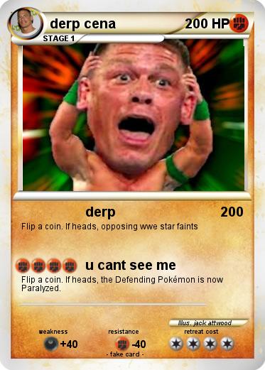 Pokemon derp cena