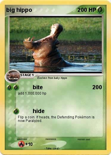 Pokemon big hippo