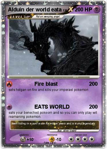 Pokemon Alduin der world eata