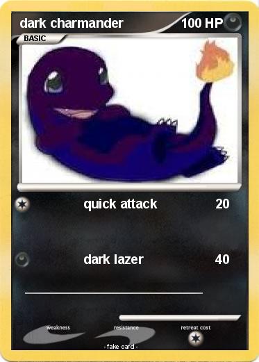 Pokemon dark charmander