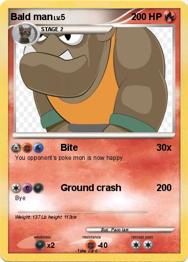 Pokemon Bald man