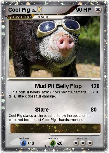 Pokemon Cool Pig