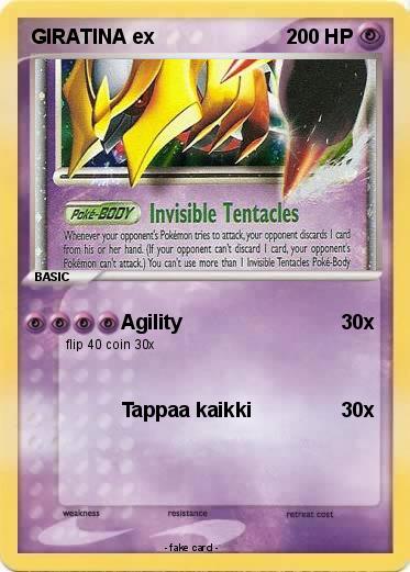 Pokemon GIRATINA ex