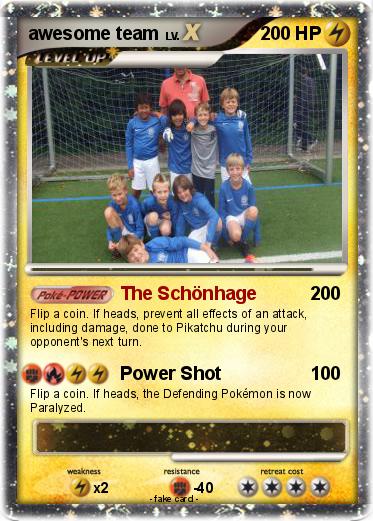 Pokemon awesome team