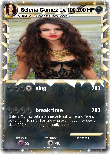 Pokemon Selena Gomez Lv.100