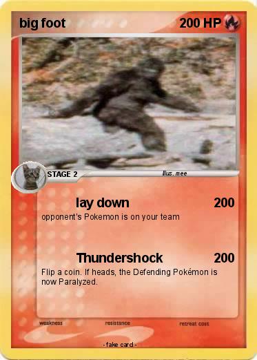 Pokemon big foot