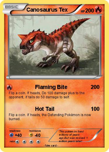 Pokemon Canosaurus Tex
