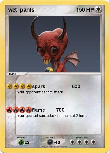 Pokemon wet  pants