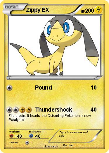 Pokemon Zippy EX