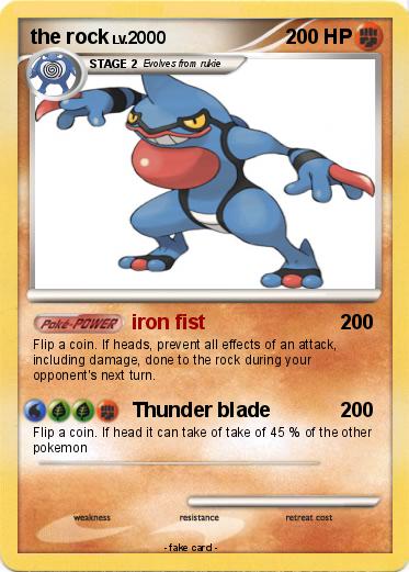 Pokemon the rock