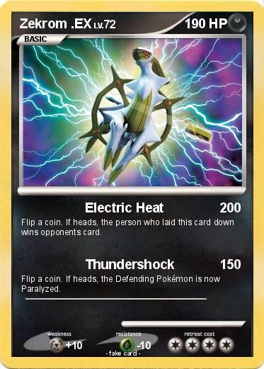 Pokemon Zekrom .EX