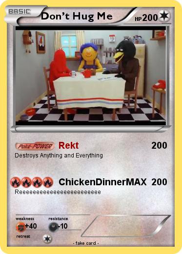 Pokemon Don’t Hug Me