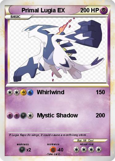 Pokemon Primal Lugia EX