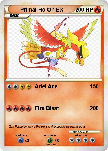 Pokemon Primal Ho-Oh EX