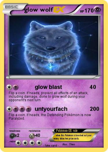 Pokemon glow wolf