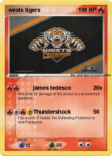Pokemon wests tigers