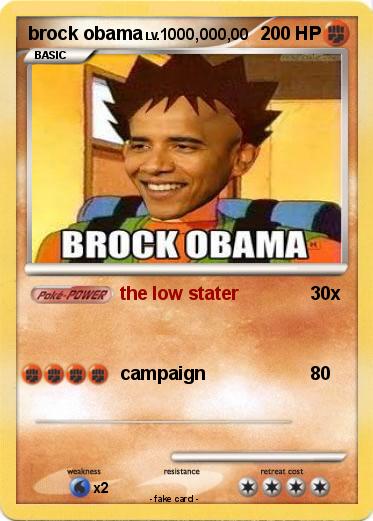 Pokemon brock obama