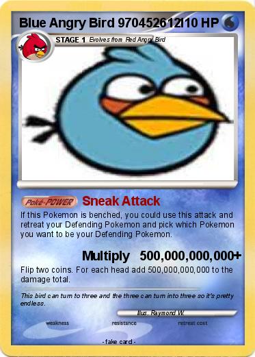 Pokemon Blue Angry Bird 970452612