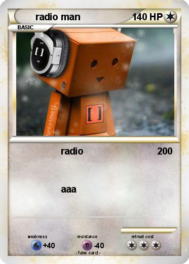 Pokemon radio man
