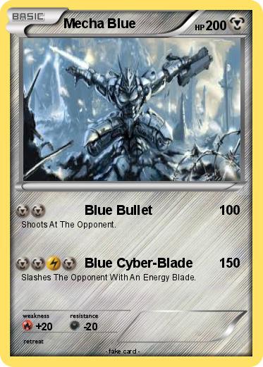 Pokemon Mecha Blue
