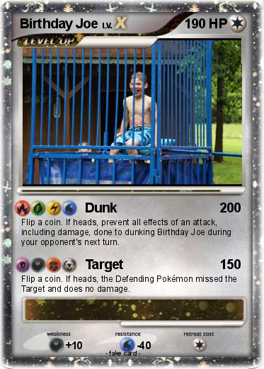 Pokemon Birthday Joe