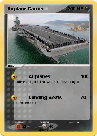 Pokemon Airplane Carrier