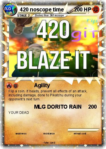 Pokemon 420 noscope time