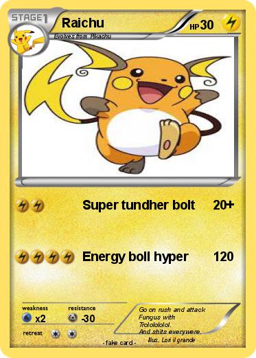 Pokemon Raichu