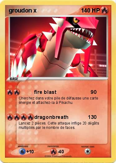 Pokemon groudon x
