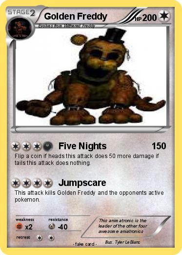 Pokemon Golden Freddy