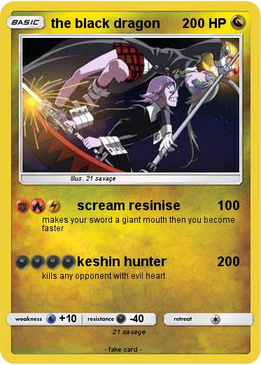 Pokemon the black dragon