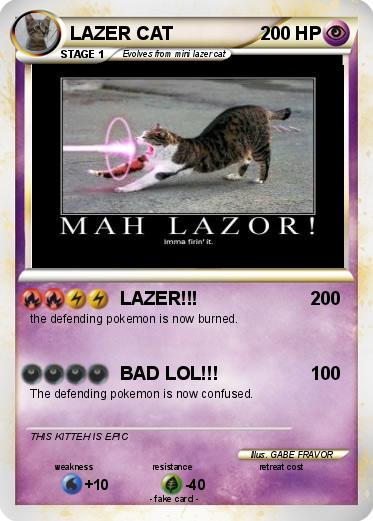Pokemon LAZER CAT