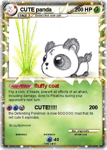 Pokemon CUTE panda