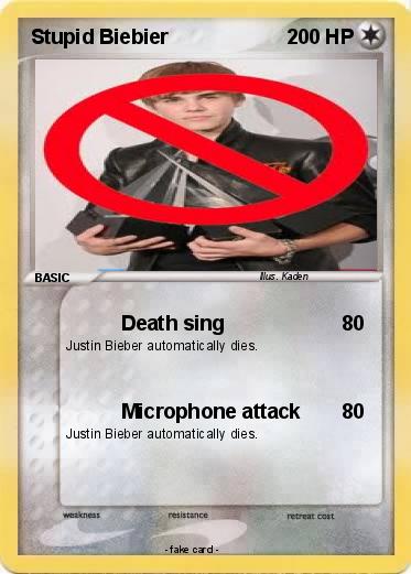 Pokemon Stupid Biebier