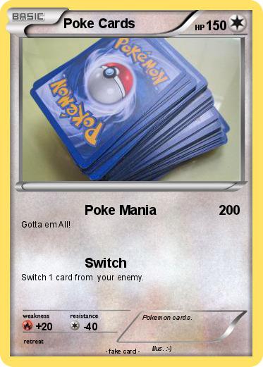 Pokemon Poke Cards