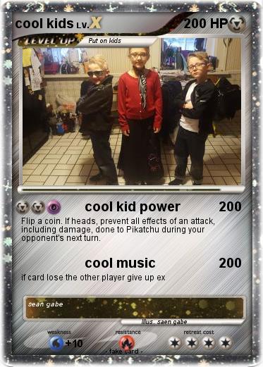 Pokemon cool kids