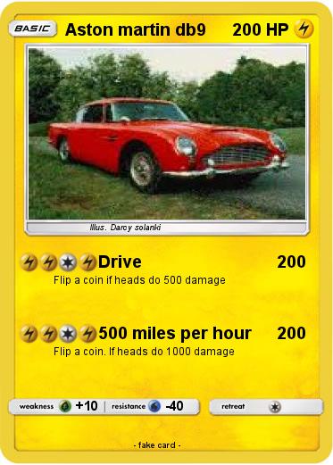Pokemon Aston martin db9