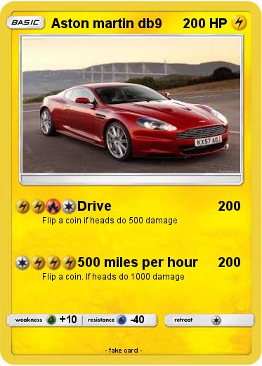 Pokemon Aston martin db9