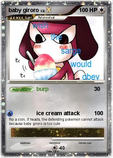 Pokemon baby giroro