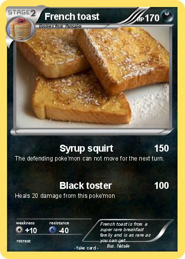 Pokemon French toast