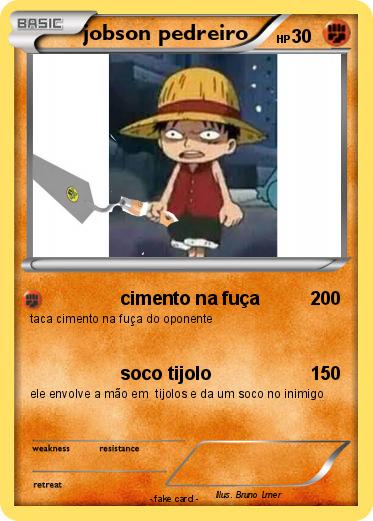 Pokemon jobson pedreiro