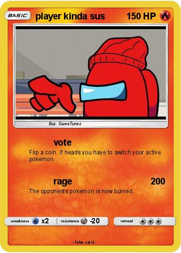 Pokemon player kinda sus