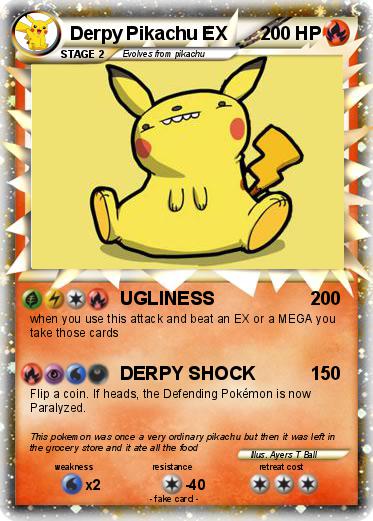 Pokemon Derpy Pikachu EX Pokemon Derpy Pikachu EX