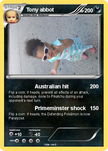 Pokemon Tony abbot