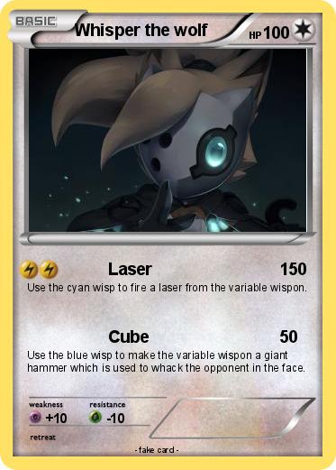 Pokemon Whisper the wolf